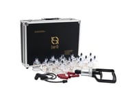 Mallette de ventouses magnétiques en plastique (19 ventouses) + Pistolet + Tuyau pour auto-application